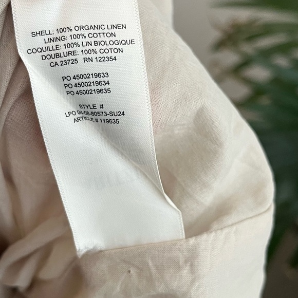 NWT Aritzia Wilfred Lover Linen Mini Dress - Picture 5 of 5